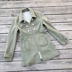 Tulle | Wool Blend Long Pea Coat